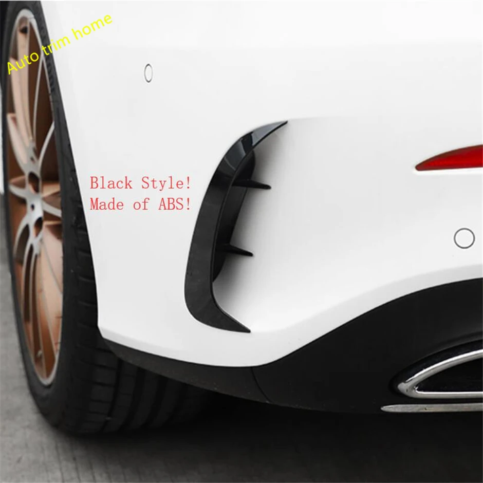 Lapetus задний бампер Накладка для Mercedes Benz A класс V177 A180 A200 A220 A250 2019 седан черное