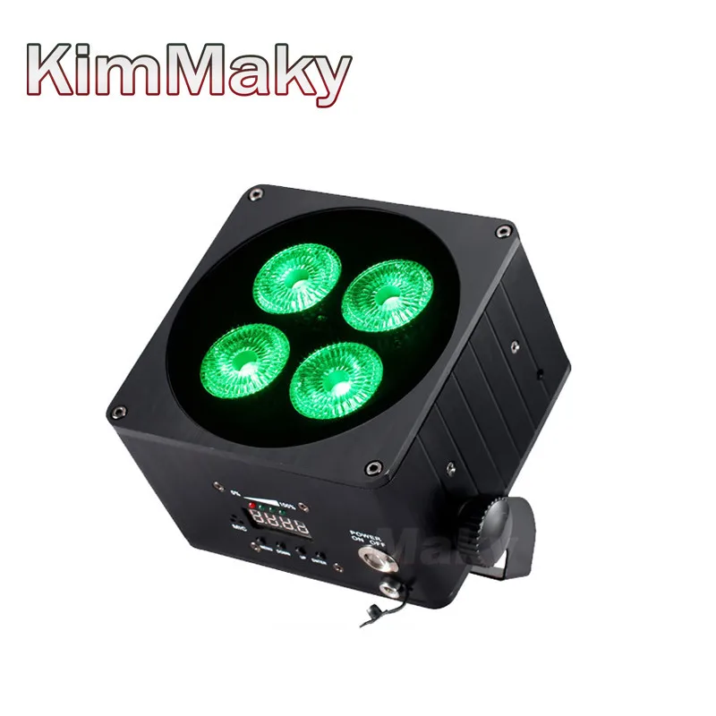 1 светильник + картонная светодиодная кубическая батарея par light RGBWA УФ с питанием