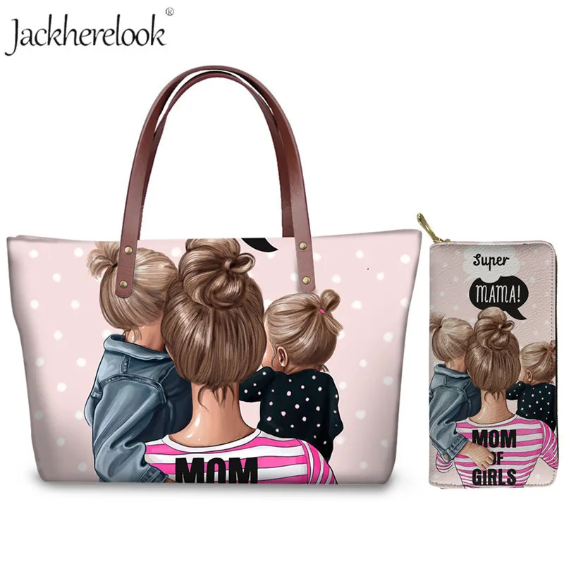 2 шт. женская сумка и кошелек для мам|Сумки с ручками| |