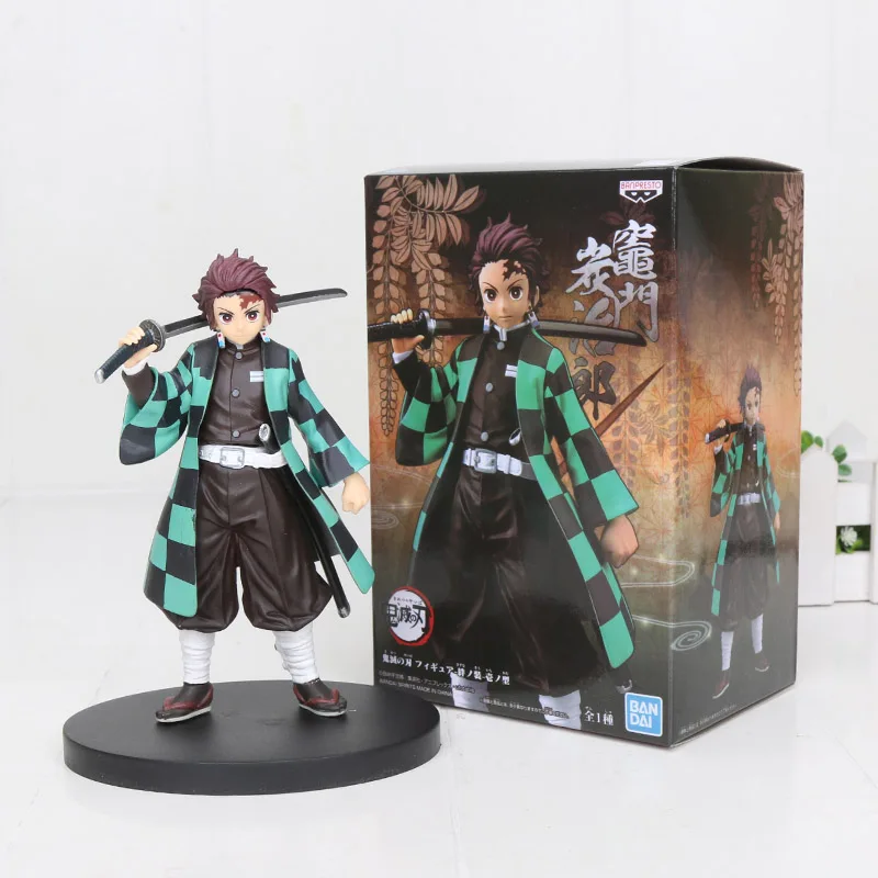 2 in box 16 см японского аниме демон убийца Kimetsu no Yaiba фигурка Kamado Tanjirou Nezuko ПВХ фигурка модель воина Фигурки игрушки подарки - Цвет: 2 in box