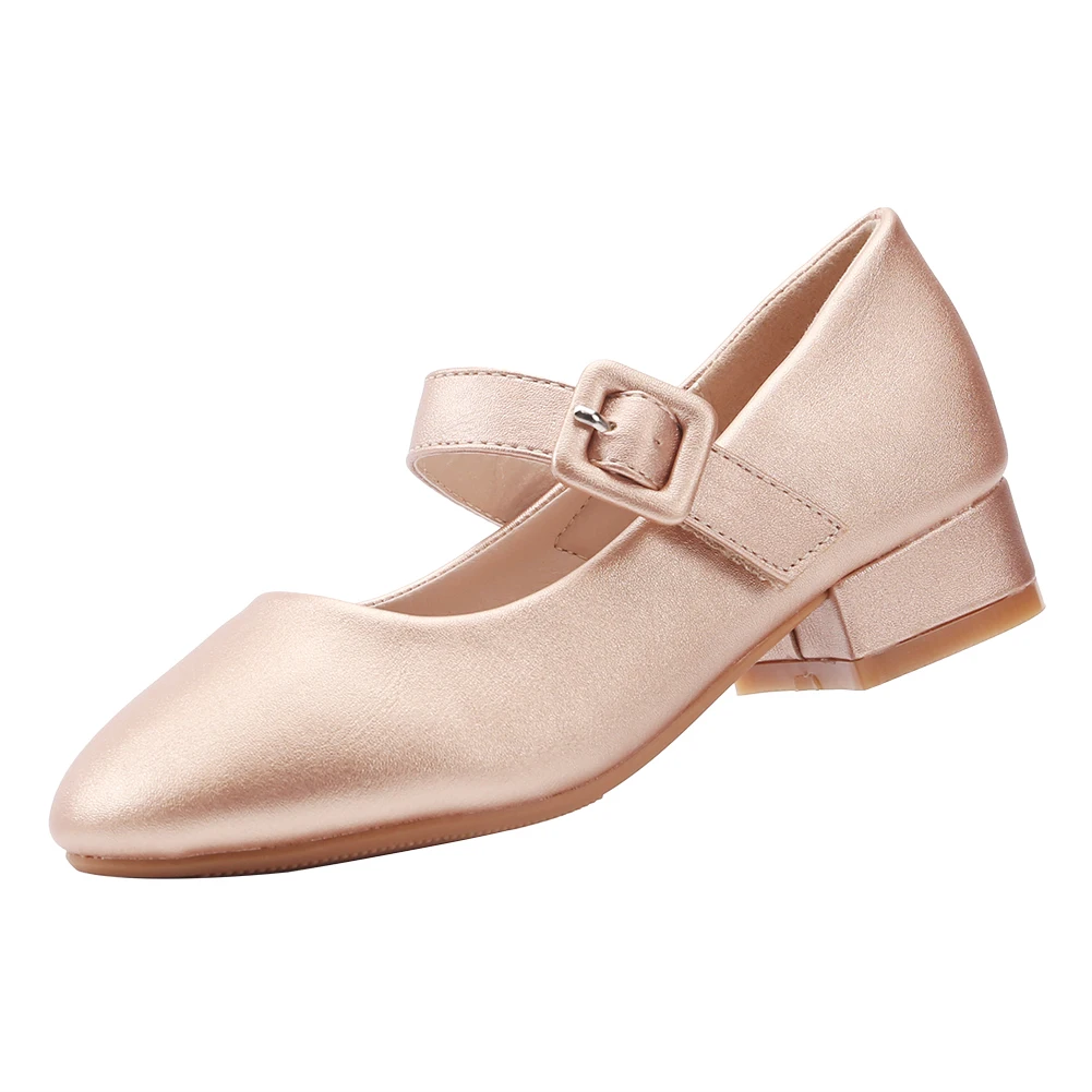 EKM7010-GOLD Новинка года; Туфли Mary Jane на низком каблуке; детское кожаное платье; торжественная Свадебная обувь; блестящая обувь принцессы на застежке-липучке для девочек; 8 км - Цвет: EKM7010-GOLD
