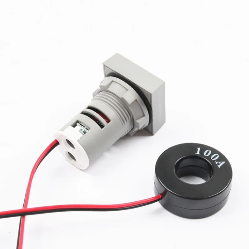 AC 50-500V 0-100A квадратный светодиодный цифровой вольтметр Амперметр 110V 220V Напряжение измеритель тока вольтамметр вольт ампер тестер детектор