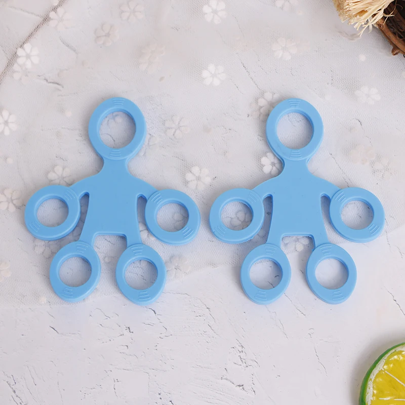 

Silicone Finger Hand Gripper Resistance Bands Finger Hand Grip Wrist Stretcher Finger Expander Exercise Strength Trainer
