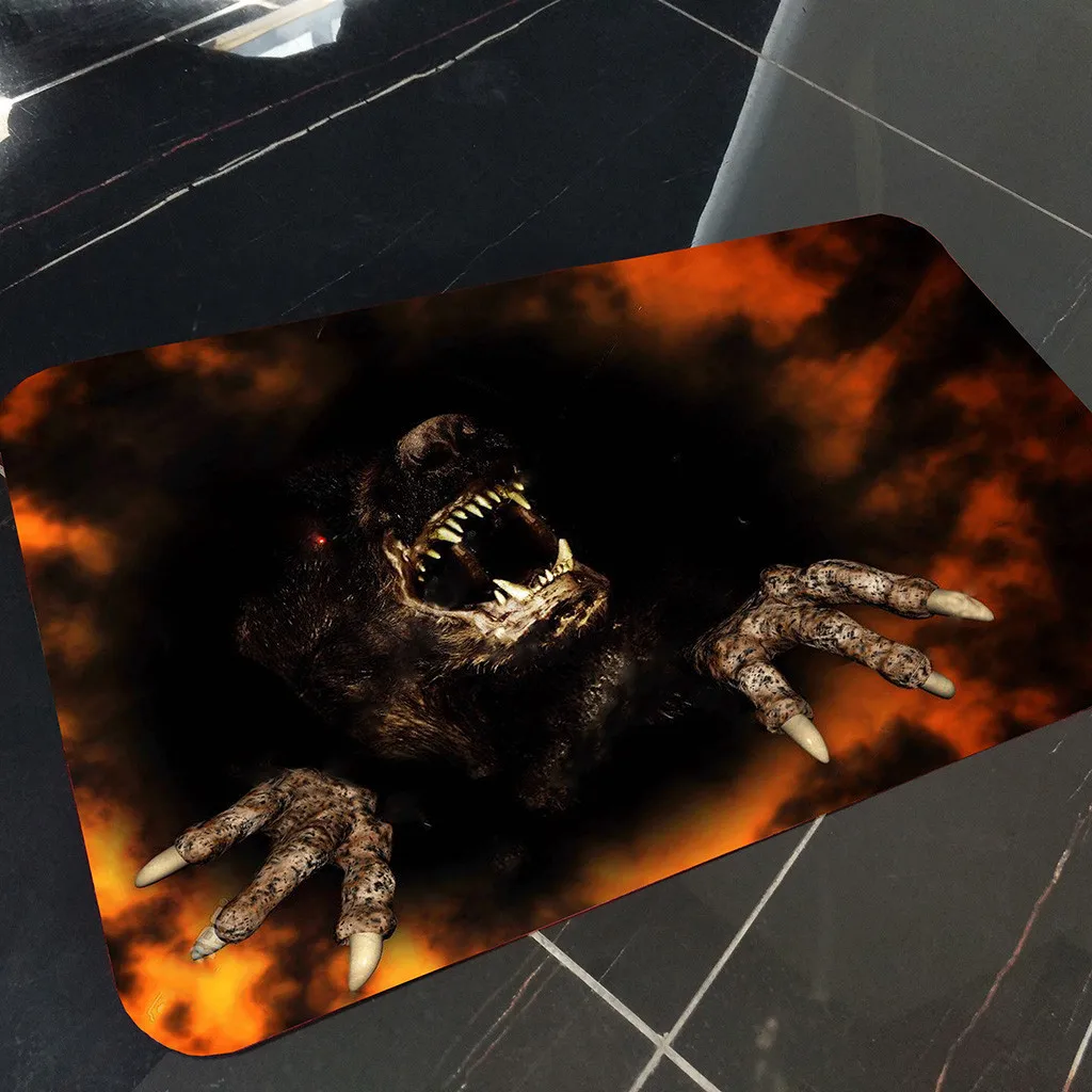 Скандинавский 3D коврик на Хэллоуин с черепом привидением зоной декоративный в