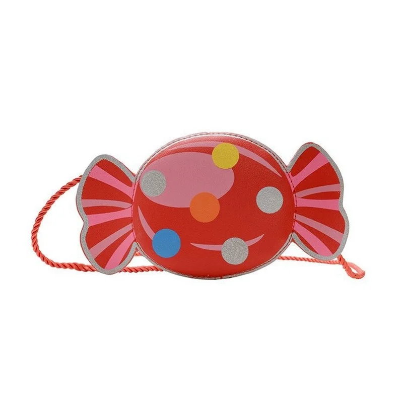 

Candy One Shoulder Crossbody Bag Children 2021 Luxury Brand Designer Quality Pu Leather Top Handle Bags Kawaii Cute Bolso Mujer