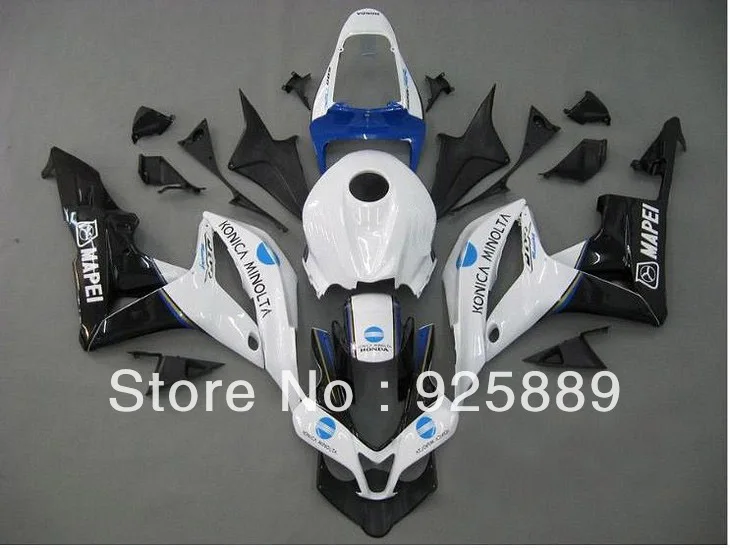 

Injection White Blue Black Body For CBR600RR 07 08 CBR600 07-08 CBR 600RR 2007-2008 600 RR F5 2007 2008 ABS Fairing & Windscreen