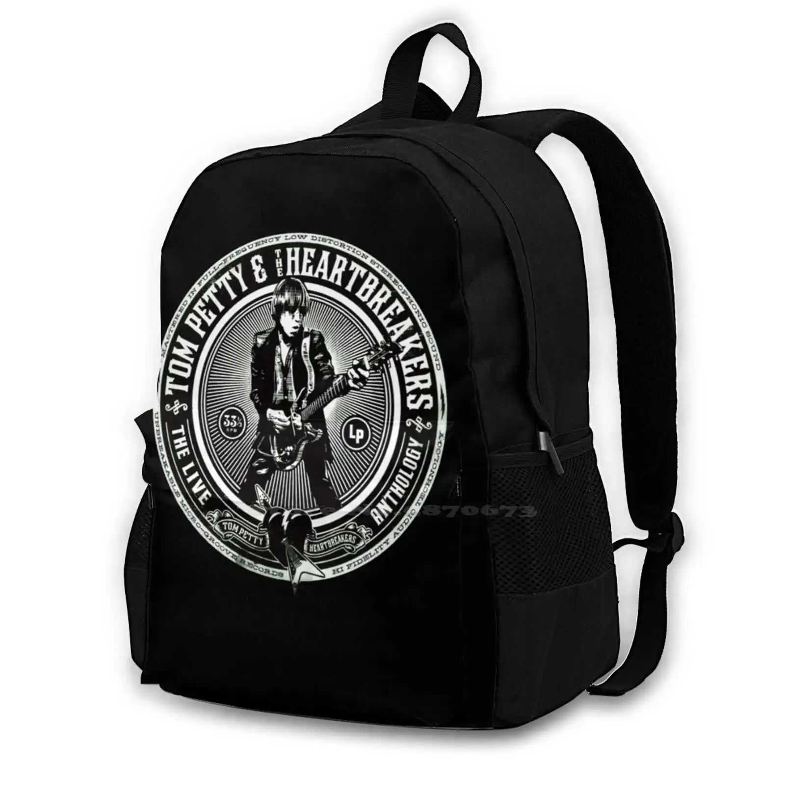 

Shirt Women Men Teens Laptop Travel School Bags 80S 90S Band Musician Vintage