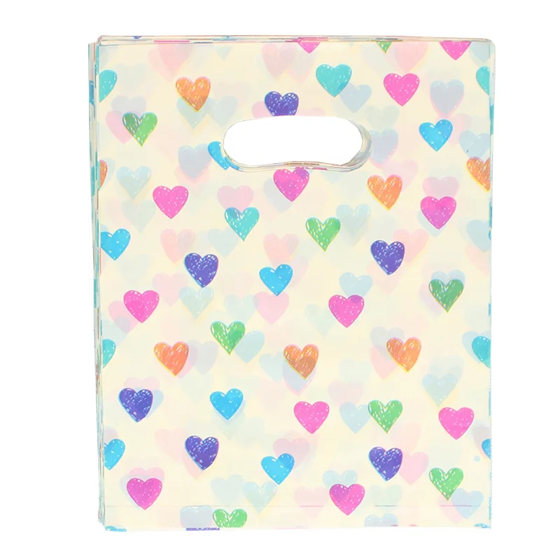 20 шт./лот милые пластиковые сумки-шопперы сумки сумка подарочные для дня рождения