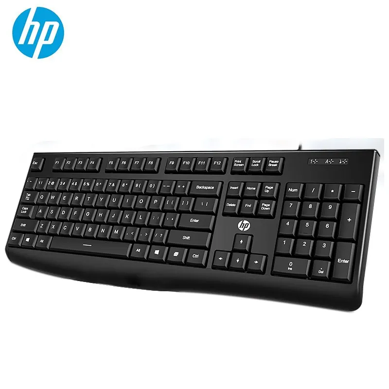 Проводная USB клавиатура HP K200 игровая офисная Оригинальная Hewlett Packard с 104 клавишами