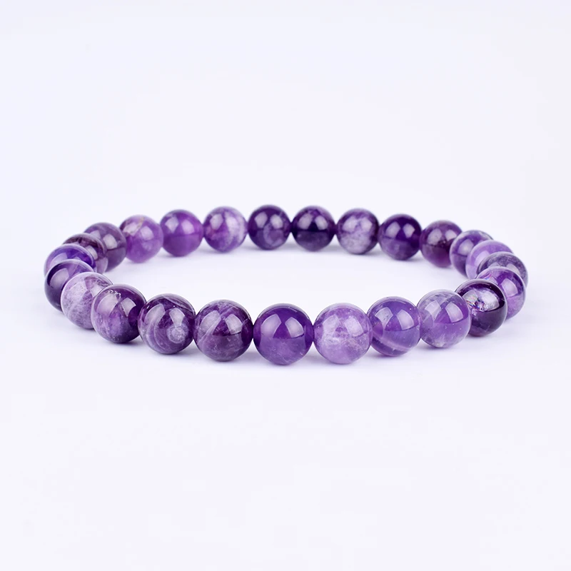 

Natural Smoky Crystal Beads Bracelets Women Tea Crystal Yoga Bracelet Fashion Chakra Stone Jewelry Healing Friendship Pulsera