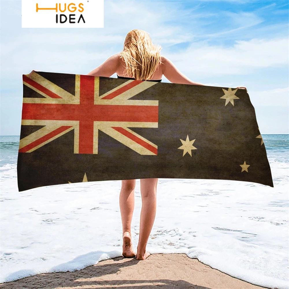HUGSIDEA в австралийском стиле с рисунком флага для девочек банное Полотенца Пижама