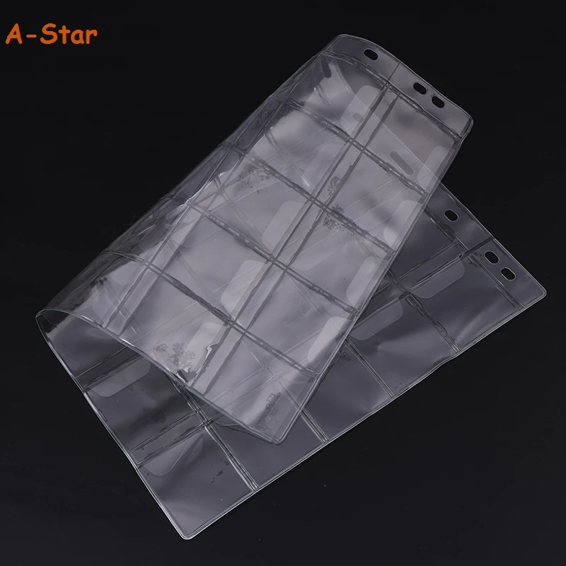 30 pockets классический Пластик монетница лист для хранения денег кейс альбома | Дом и