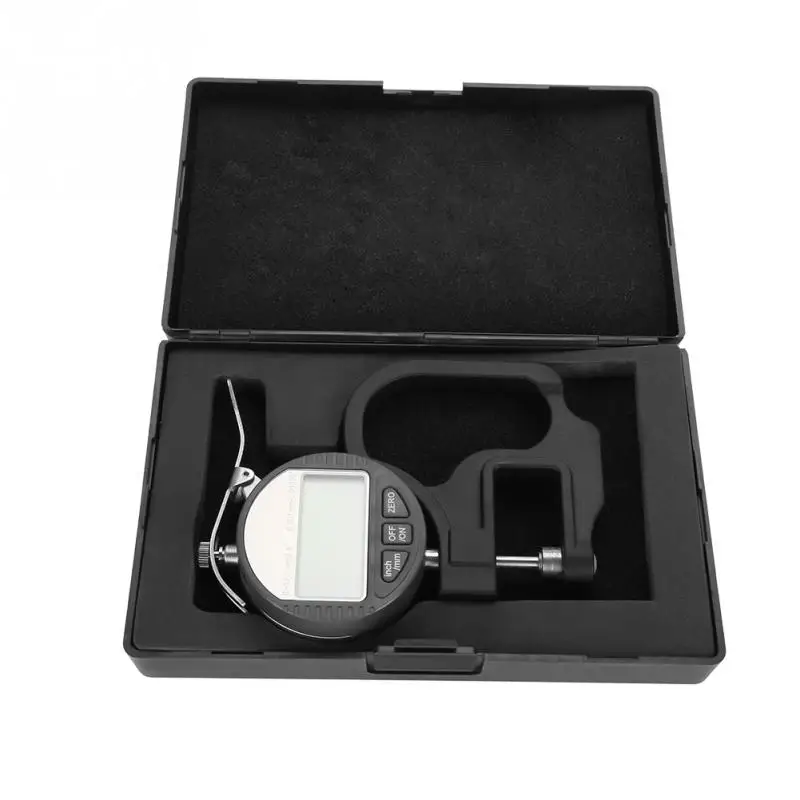 

1 Набор Толщиномер цифровой ЖК-дисплей бумага кожа ткань Толщиномер измерительный инструмент диапазон 0-12,7 мм измерительный инструмент