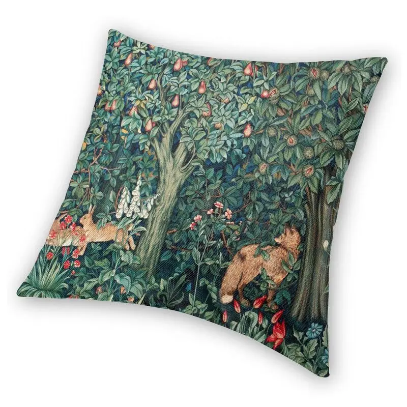 Наволочки Fox And Hares от Вильяма Морриса текстильный узор наволочка для дивана