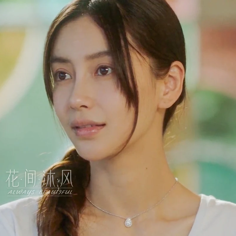Небоскреб Ян Ying Angelababy часы MEBO же Цепочки и ожерелья капли воды высокие Класс