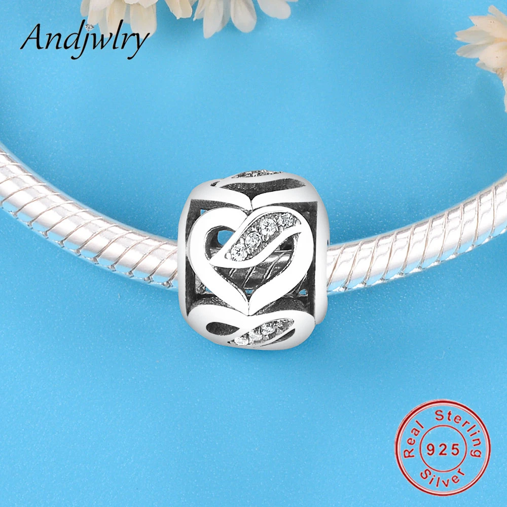 Подходят для оригинального браслета с подвесками из серебра 925 пробы ленты в виде