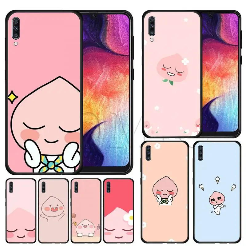 

Prime Lovely Apeach Cacao Friend Phone Case For samsung Galaxy J6 J7 J8 prime note 8 9 10 20 lite plus pro ultra Cover