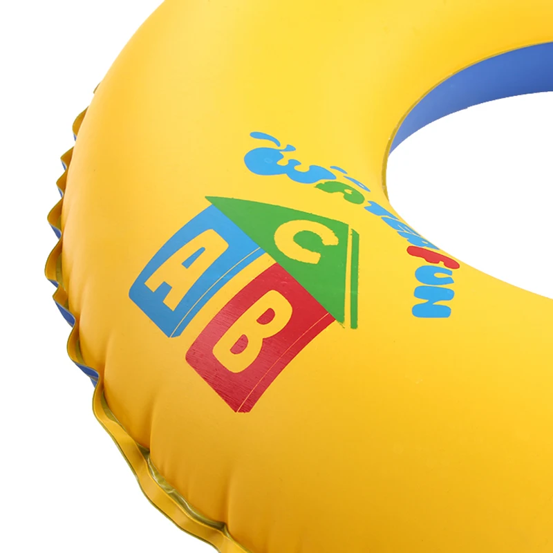 

60/70cm Children Summer Inflatable Double Color Swim Ring Swimming Pool Boardwalk Swim Ring