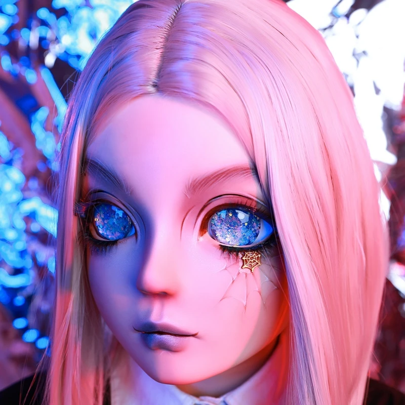 (S11) HIDOLLS качество ручной работы для женщин и девушек половинки головы Косплэй