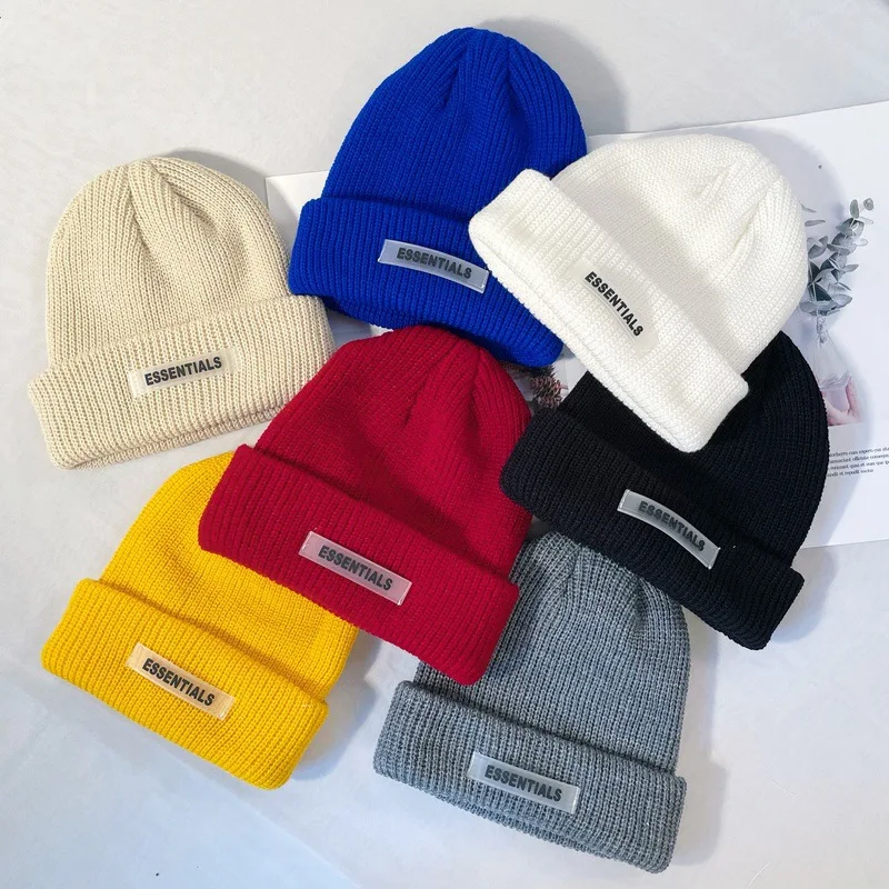

Hat Female Baggy Cap Cheap New Knitted Beanie Women's Hat Winter Men Skullies Beanies Warm Casual Slouchy Hat Crochet Beanie