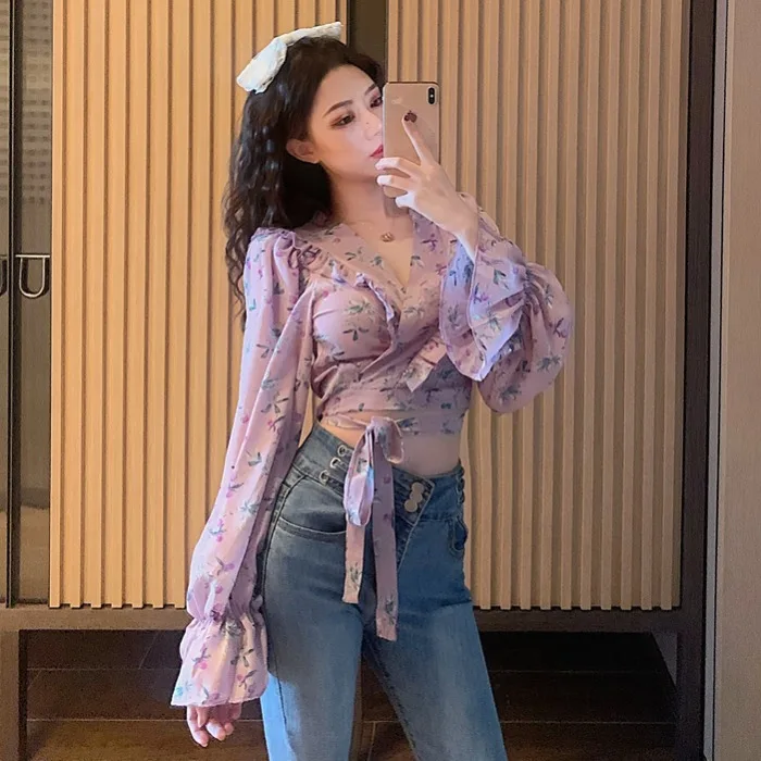 Дешевая оптовая продажа 2021 Весна Лето Осень Новая мода Повседневная шифоновая