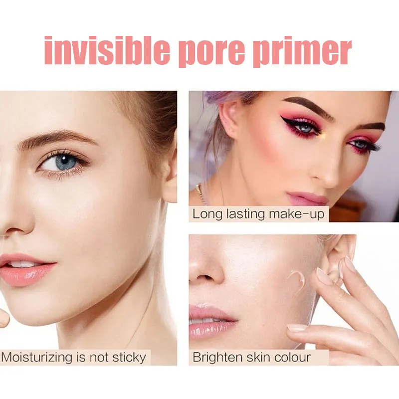 

35ml Facial Zero Pore Make Up Primer Base Face Soft Makeup Invisible Skin Pore Corrector Korea Cosmetic