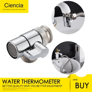 Латунный распылитель для раковины от кран-отводной клапан до шланг для раковины, сплиттер для крана для кухни, сменная деталь для раковины M22 x M24