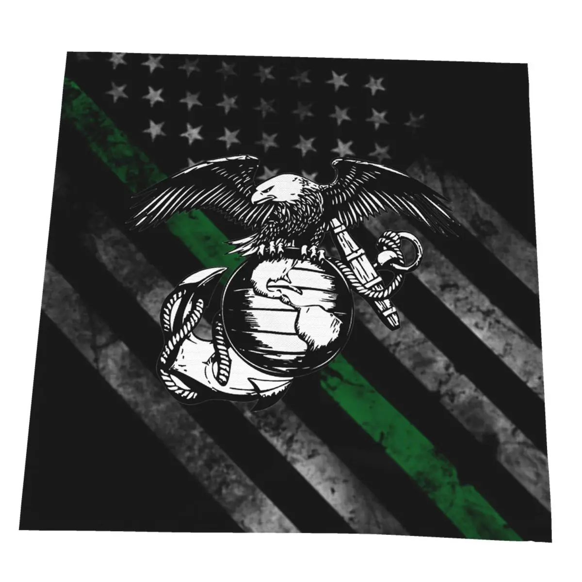 

Eagle Globe Anchor USMC Marine Corps Table Napkin Kitchen Towel Clean Cloth Tea Dining Fabric Placemats Handkerchief Decoration
