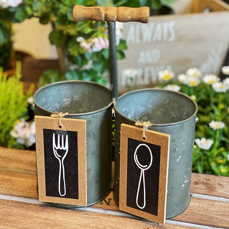 

Ретро Антикварный цинковый caddy