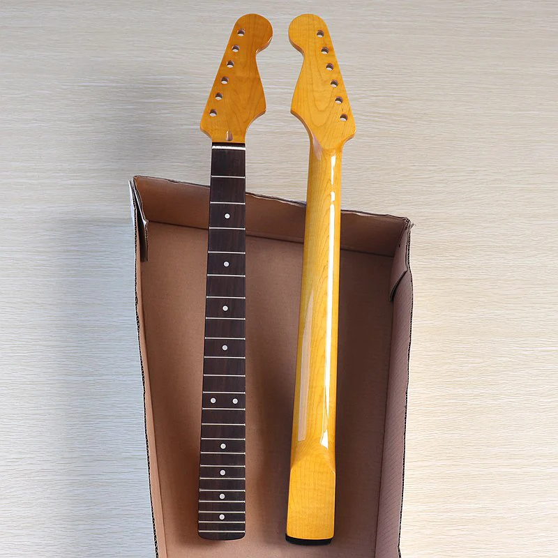 Электрическая гитара Flame maple гриф ST neck Канада пламя клен ширина 5 6 см с высокой