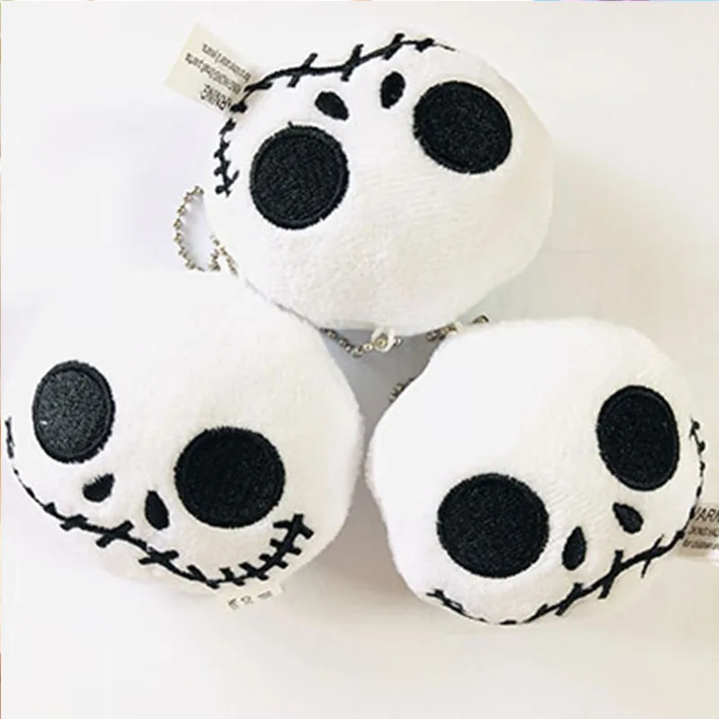 Плюшевая игрушка в виде черепа дьявола с подвеской кошелька школьного рюкзака