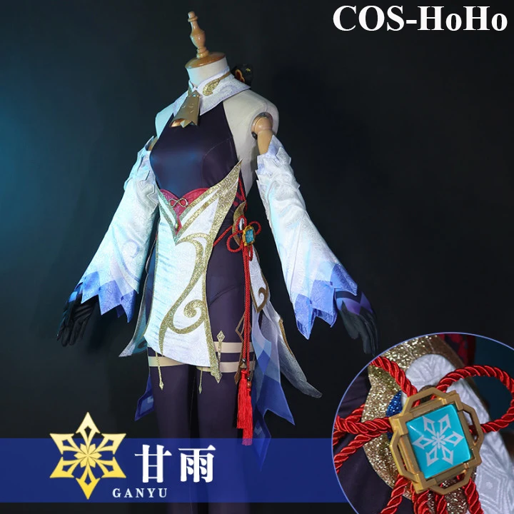 

COS-HoHo Anime Genshin Impact Ganyu Game Suit Lovely Elegant Uniform Cosplay Costume Halloween Party Women Outfit XS-XXL NEW