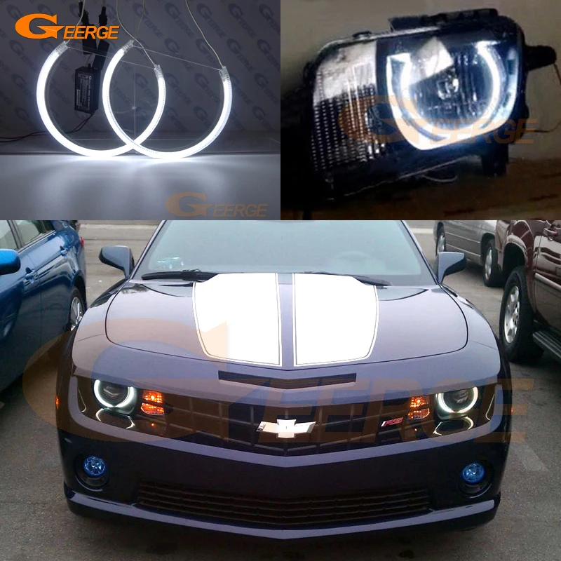 Для Chevrolet Chevy Camaro 2009 2010 2011 2012 2013 отличные ультра яркие CCFL ангельские глазки halo