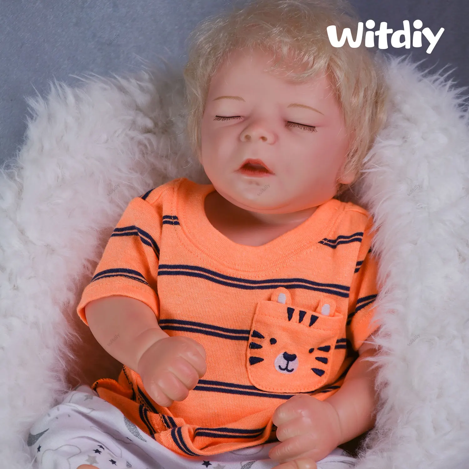 

Witdiy 17-18 Inches Darren Reborn dolls Tiger style bebe reborn bonecas reborn fashion doll reborn baby doll