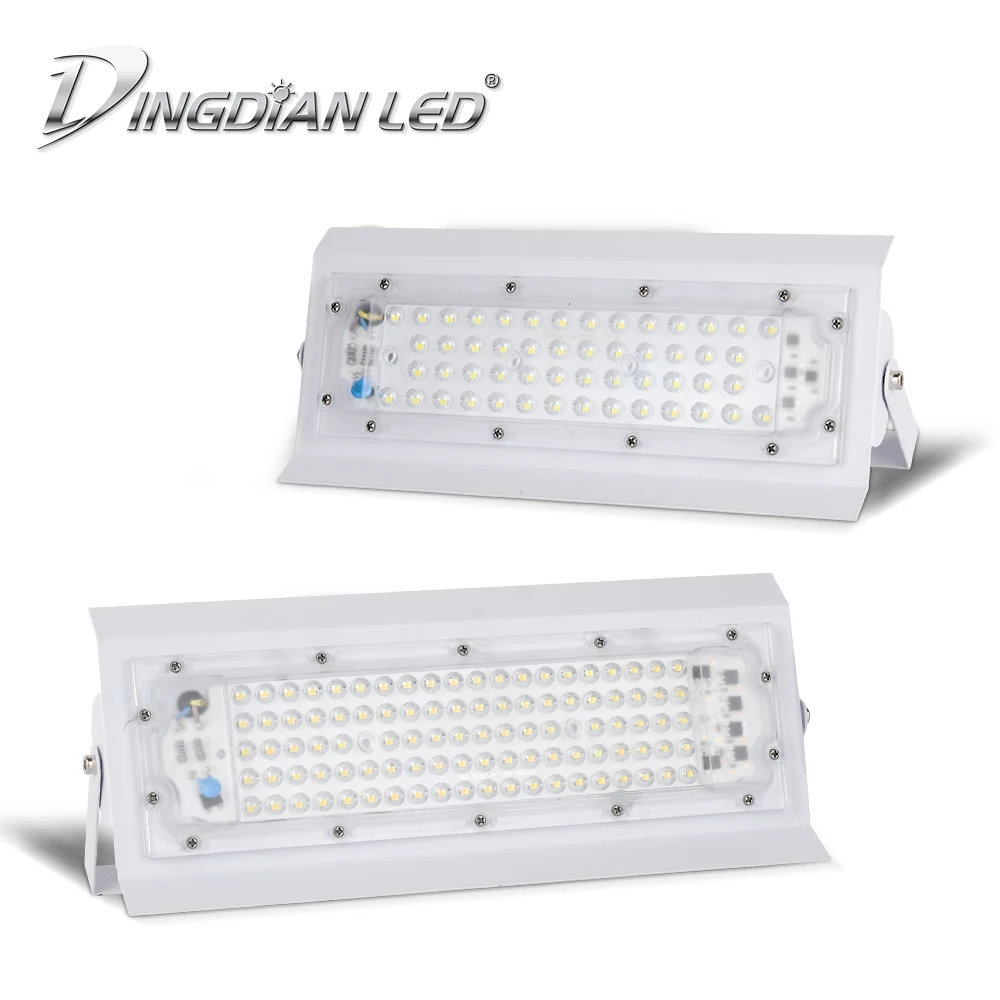50W 100W Светодиодный прожектор светильник AC220V напольный Точечный IP66