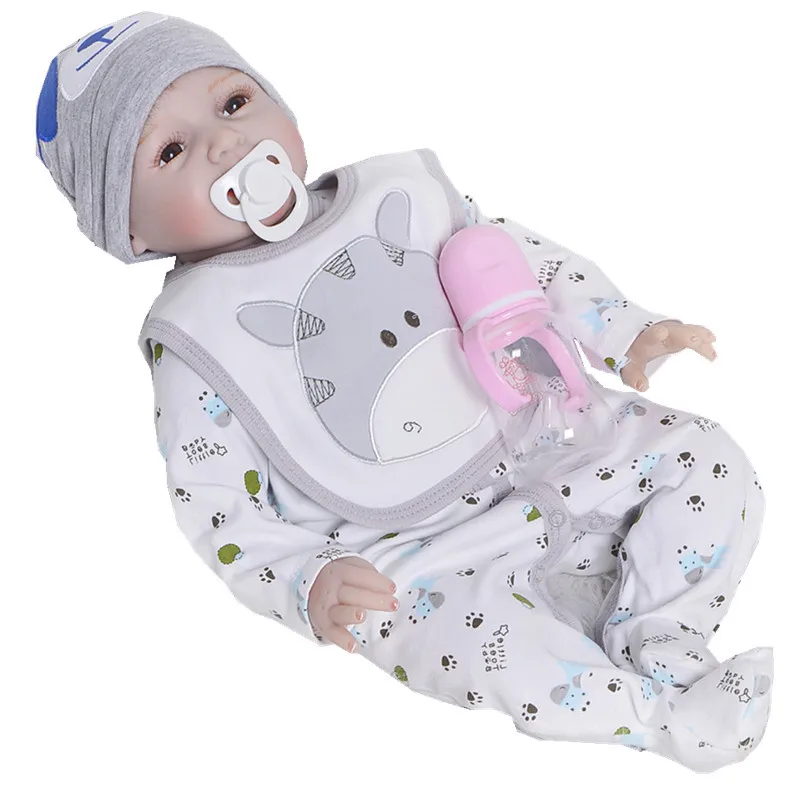 55 см высота для детей старше 2 лет моделирование новорожденных Игрушки мягкий