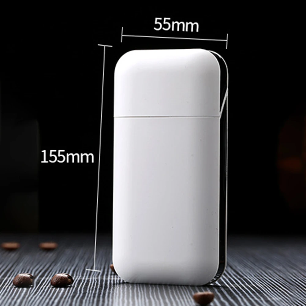 Новый черный и белый металлический креативный Автоматический чехол для сигарет