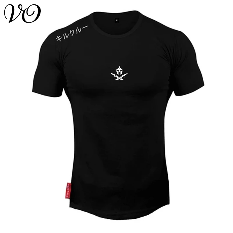 

Streetwear Cotton Fashion Men's T-shirt Round Neck Casual Short Sleeve Top Jogger Fitness Men's Sportswear