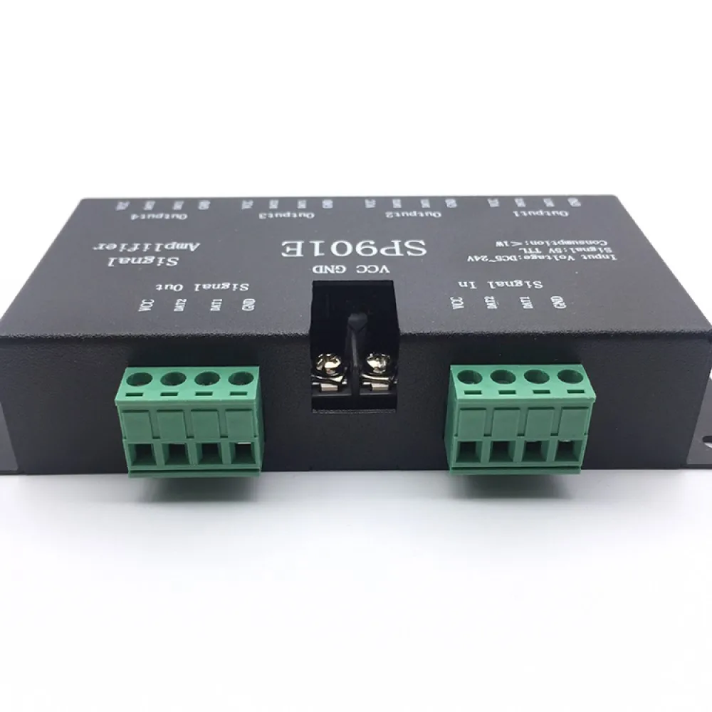 LED Усилитель сигнала SP901 Led SPI Контроллер 4CH Группа для WS2812 2811 dmx512 Пиксели Полоса Магический Модуль DC5V-24V on