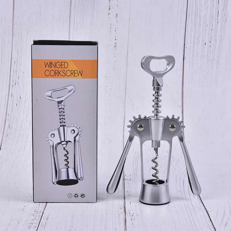 

Professional Zinc Alloy Wine Bottle Handle Pressure Red Wine Opener Bar Tool