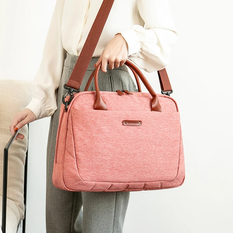 Large Capacity Business Bag For Women Office 15.6 Inch Waterproof Polyester Briefcase Women Big Handbags Fashion Brand Tote Bag