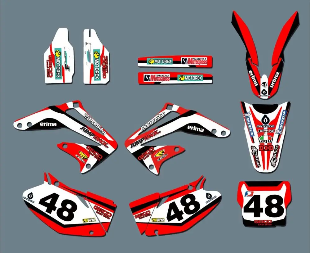 Свободный изготовленный на заказ номера имена мотоцикла стикеры 3м Графика