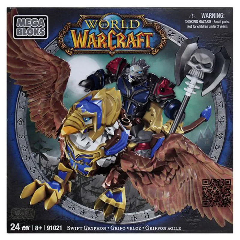 Вервольф смерти езды + Гриффин Warcraft Migao Строительные блоки (Megabao раннего детства