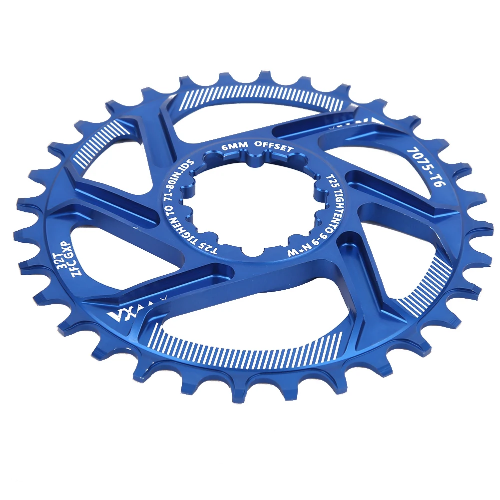

VXM GXP 32T Bicycle Disc Positive Negative Tooth Bike Chainring Chainwheel For X9 XO X01Positive Negative Tooth Disc