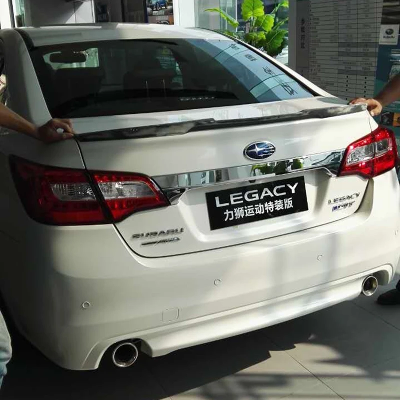 

Car-Styling For subaru Legacy Carbon Fiber rear trunk boot Wing Spoiler 2016 2017 2018
