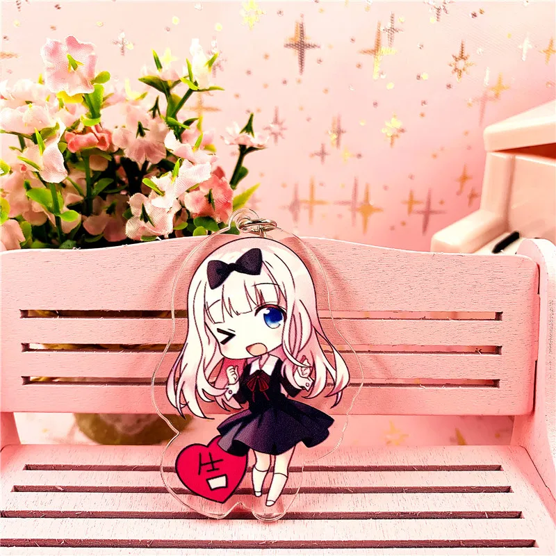 Аниме Kaguya sama Love is War Shinomiya акриловая фигурка брелок Брелок Украшение