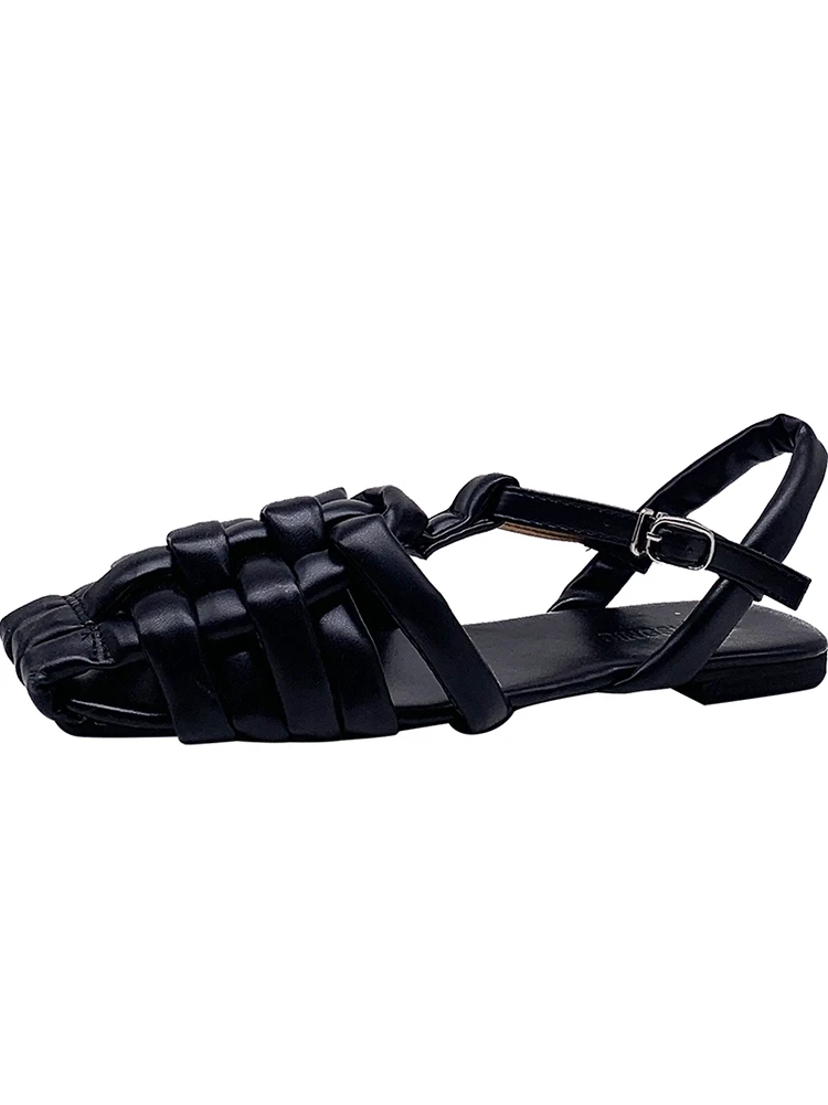 

All-Match Black Platform Sandals Female Shoe 2021 Women's Clear Heels Espadrilles Girls Fashion New Beige Gladiator Closed Low S