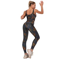 2021 high quality womens stretch yoga workout clothes set fitness gym running sports brapants us