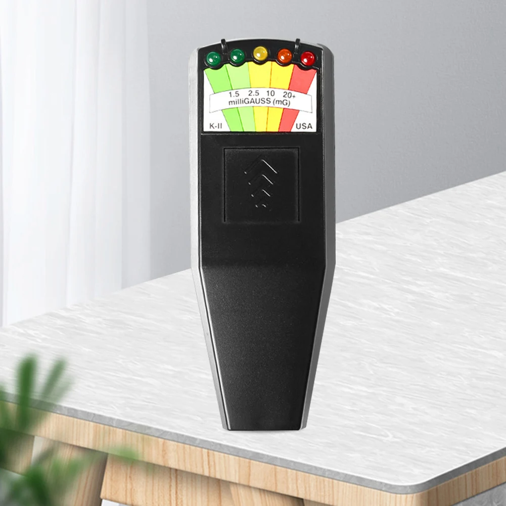 

Handheld 5 LED Gauss EMF Meter LCD Digital Electromagnetic Field Radiation Tester Portable Electric Magnetic Field Dosimeter Det