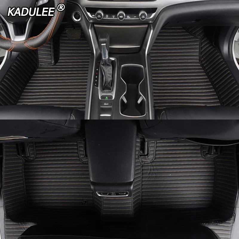 KADULEE индивидуальный автомобильный напольный коврик для SsangYong Korando Rexton Actyon Chairman Kyron